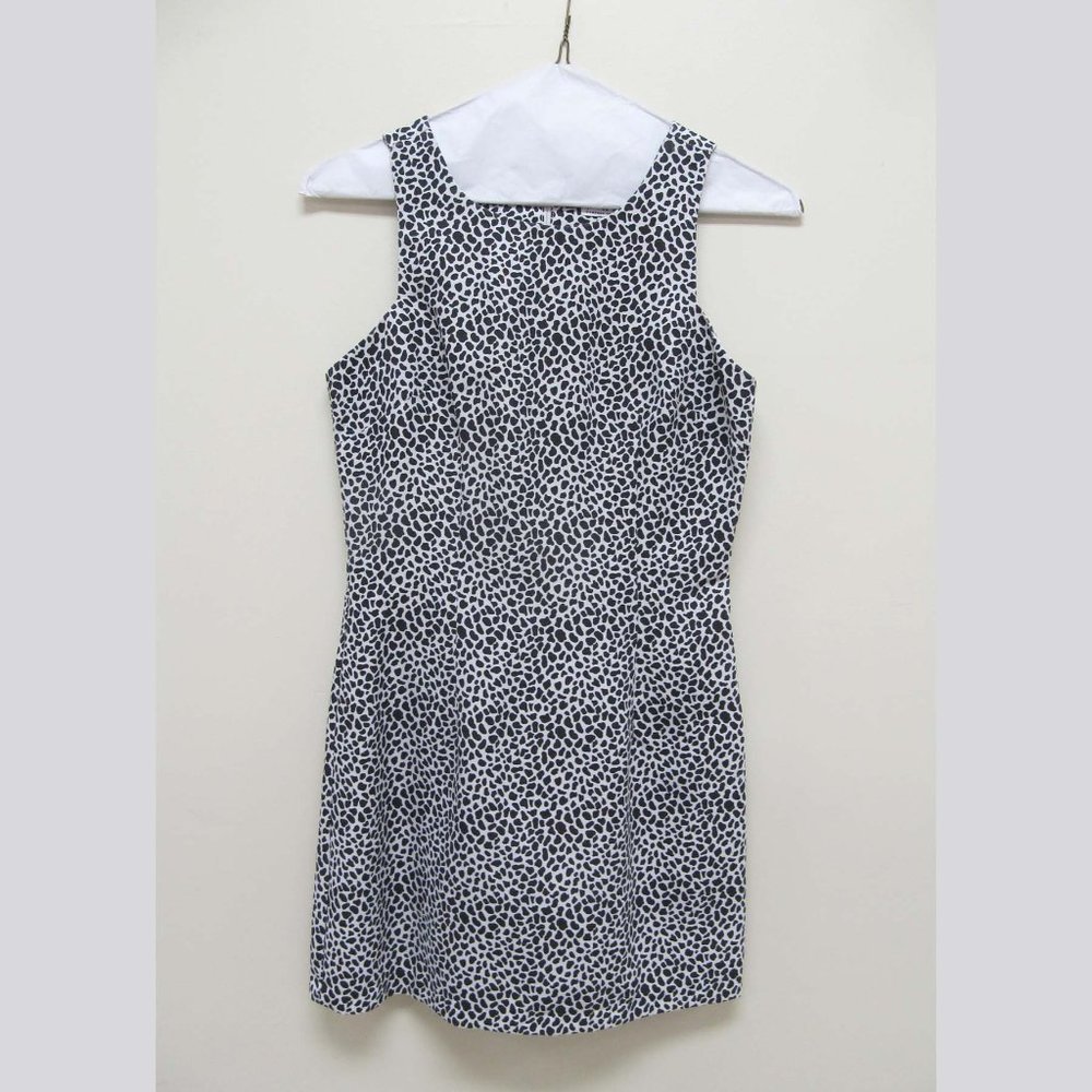 Rampage r-wear Black White Animal print Dress Sz 9